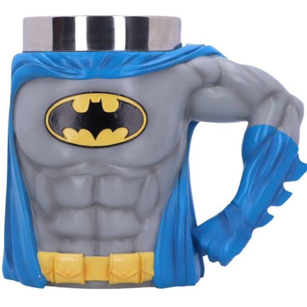 Batman Hero Tankard. Officially licensed collectible. Nemesis Now.